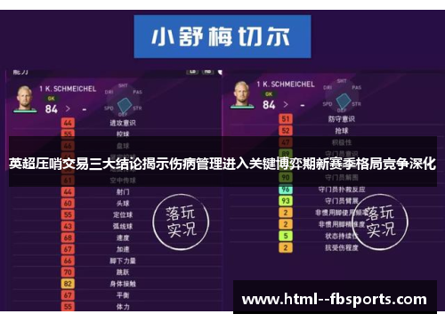 英超压哨交易三大结论揭示伤病管理进入关键博弈期新赛季格局竞争深化 英超压哨交易三大结论揭示伤病管理进入关键博弈期新赛季格局竞争深化